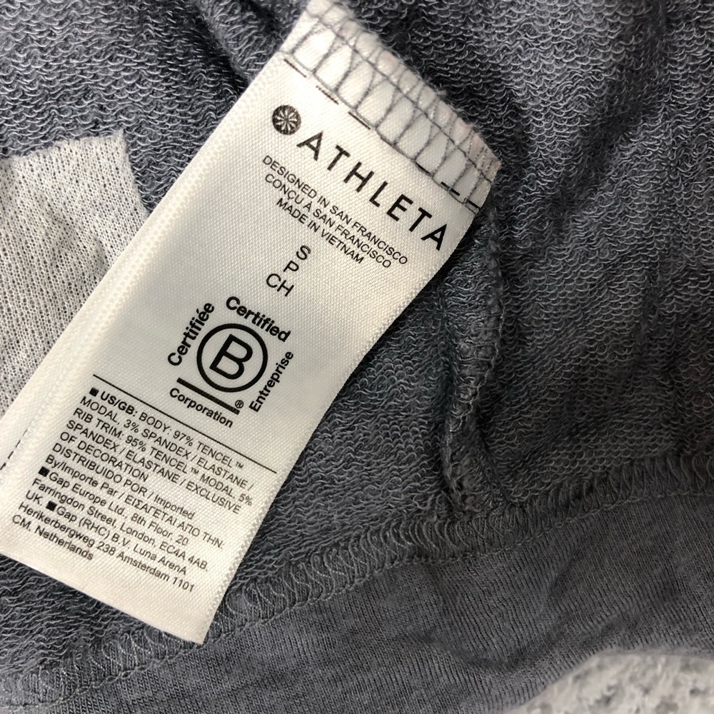 Athleta Women's Pranayama Restore Rib Wrap Cardigan Size S Open Front - Picture 6 of 11